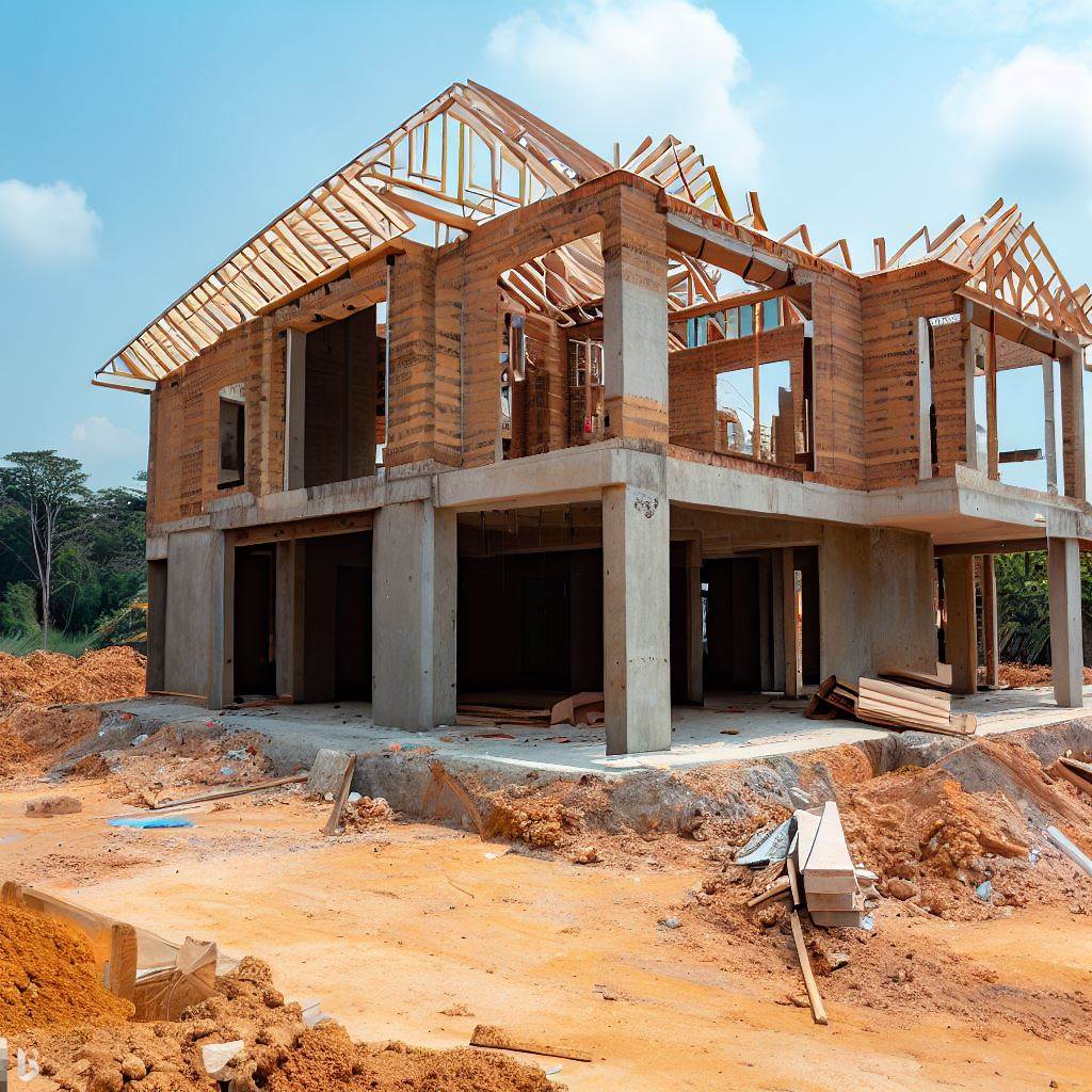 Uncompleted House In Ghana